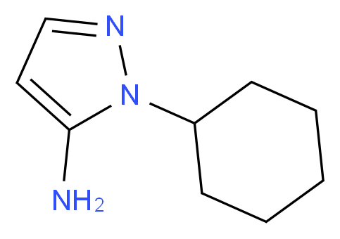 1-Cyclohexyl-1H-pyrazol-5-amine_分子结构_CAS_3528-50-5)