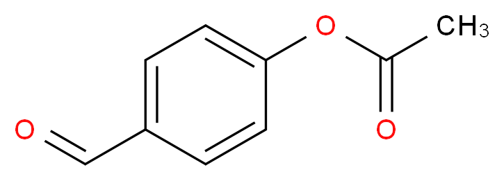 4-formylphenyl acetate_分子结构_CAS_878-00-2