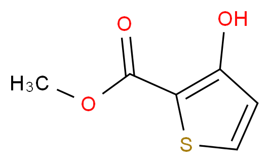 methyl 3-hydroxythiophene-2-carboxylate_分子结构_CAS_5118-06-9
