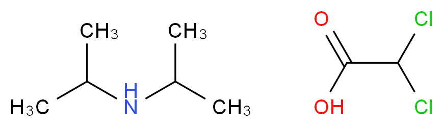 2,2-dichloroacetic acid; bis(propan-2-yl)amine_分子结构_CAS_660-27-5