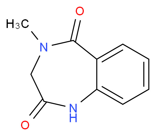 4-methyl-3,4-dihydro-1H-benzo[e][1,4]diazepine-2,5-dione_分子结构_CAS_)