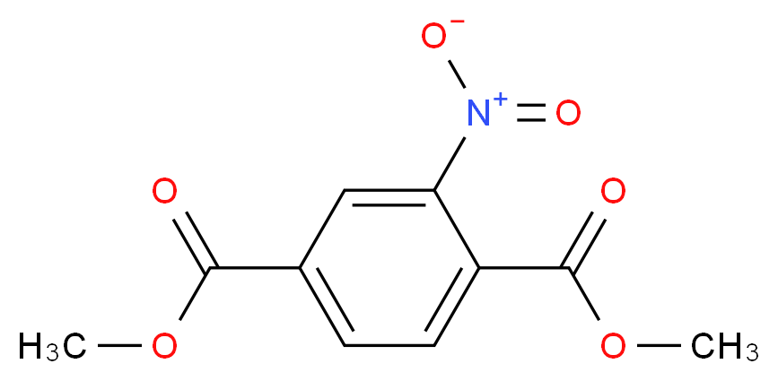 Dimethyl 2-nitroterephthalate_分子结构_CAS_5292-45-5)