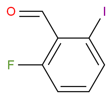 2-fluoro-6-iodobenzaldehyde_分子结构_CAS_146137-72-6