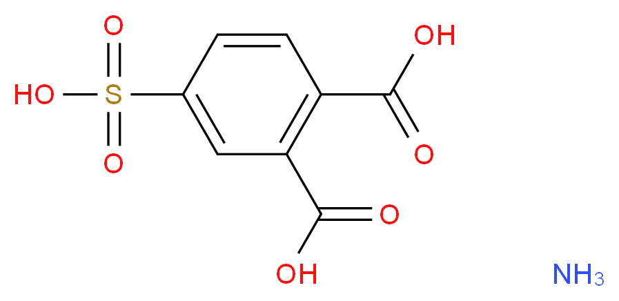 4-磺酰水杨酸 三铵盐_分子结构_CAS_22411-24-1)