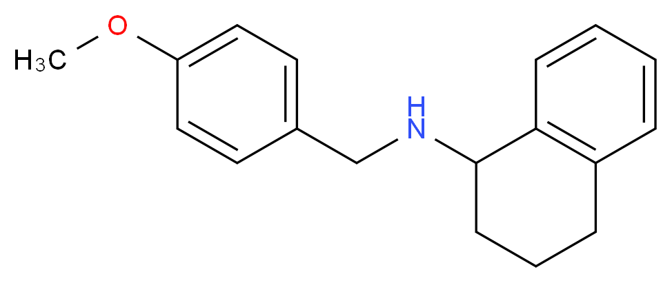 (4-methoxybenzyl)1,2,3,4-tetrahydronaphthalen-1-ylamine_分子结构_CAS_332108-04-0)