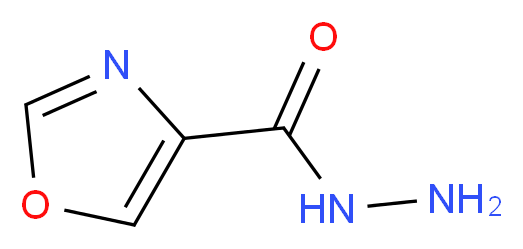 OXAZOLE-4-CARBOXYLIC ACID HYDRAZIDE_分子结构_CAS_885274-12-4)