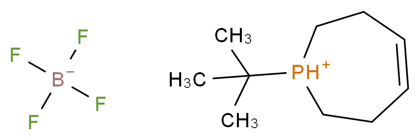 1-tert-butyl-2,3,6,7-tetrahydro-1H-phosphepin-1-ium; tetrafluoroboranuide_分子结构_CAS_1011736-00-7