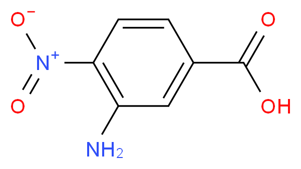 3-amino-4-nitrobenzoic acid_分子结构_CAS_6968-22-5