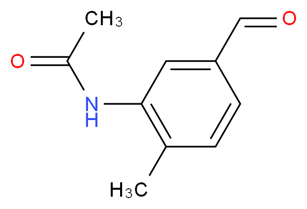 N-(5-formyl-2-methylphenyl)acetamide_分子结构_CAS_63913-25-7)