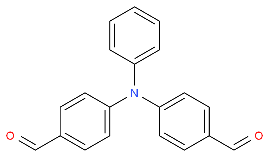 4-[(4-formylphenyl)(phenyl)amino]benzaldehyde_分子结构_CAS_53566-95-3
