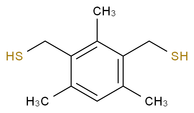 [3-(mercaptomethyl)-2,4,6-trimethylphenyl]methanethiol_分子结构_CAS_10074-13-2)