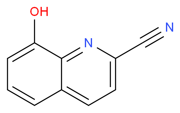 8-羟基喹啉-2-甲腈_分子结构_CAS_6759-78-0)