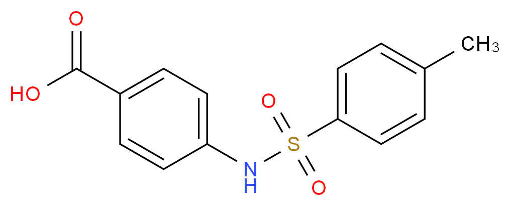 4-(4-methylbenzenesulfonamido)benzoic acid_分子结构_CAS_37028-85-6