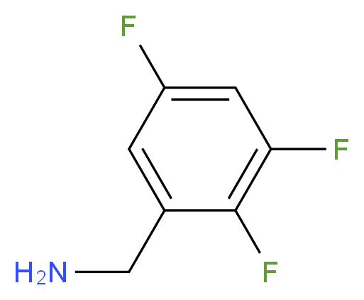 (2,3,5-trifluorophenyl)methanamine_分子结构_CAS_244022-72-8