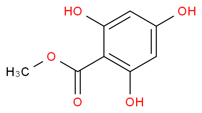 methyl 2,4,6-trihydroxybenzoate_分子结构_CAS_3147-39-5