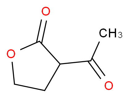 α-乙酰基-γ-丁内酯_分子结构_CAS_517-23-7)