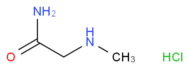 2-(Methylamino)acetamide hydrochloride_分子结构_CAS_5325-64-4)