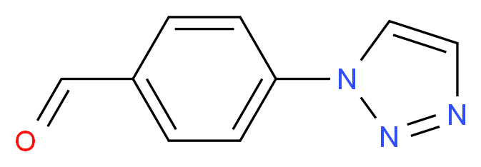 4-(1H-1,2,3-Triazol-1-yl)benzaldehyde_分子结构_CAS_41498-10-6)