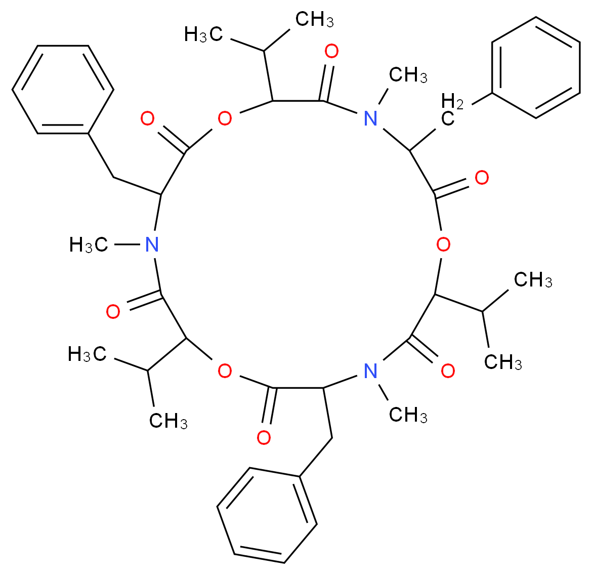 Beauvericin_分子结构_CAS_26048-05-5)