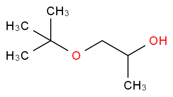 1-叔丁氧基-2-丙醇_分子结构_CAS_57018-52-7)