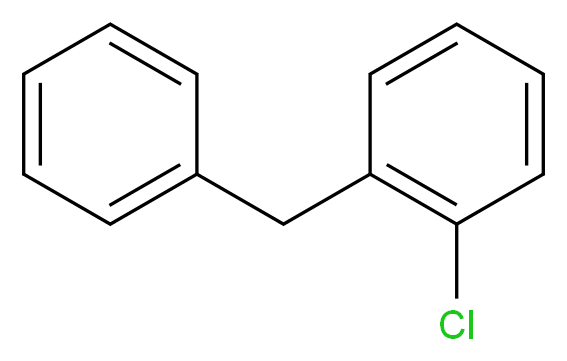 1-benzyl-2-chlorobenzene_分子结构_CAS_29921-41-3