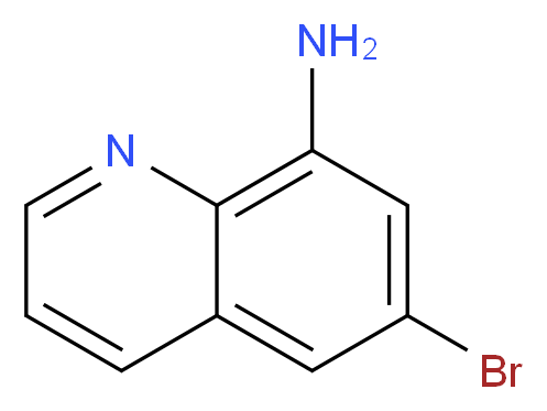 6-bromoquinolin-8-amine_分子结构_CAS_57339-57-8