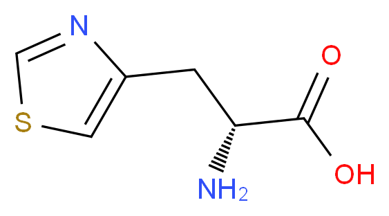 3-Thiazol-4-yl-L-alanine_分子结构_CAS_119433-80-6)