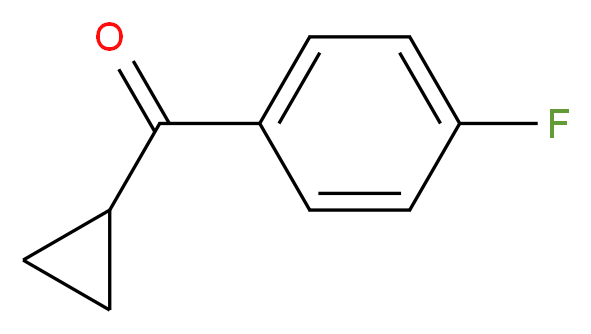 环丙基4-氟苯基酮_分子结构_CAS_772-31-6)