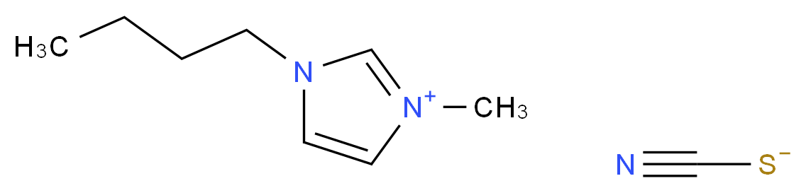 1-butyl-3-methyl-1H-imidazol-3-ium; cyanosulfanide_分子结构_CAS_344790-87-0