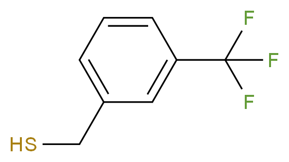 3-(Trifluoromethyl)benzyl mercaptan_分子结构_CAS_25697-55-6)