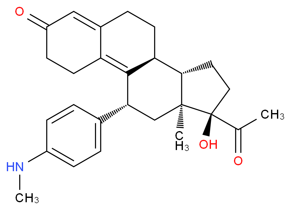 N-Desmethyl Ulipristal_分子结构_CAS_159681-67-1)