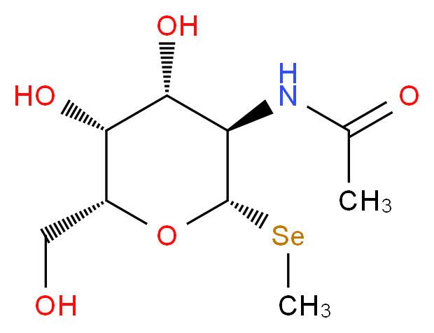 1β-Methylseleno-N-acetyl-D-galactosamine_分子结构_CAS_526222-32-2)
