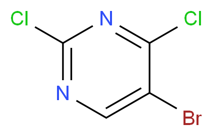 5-Bromo-2,4-dichloropyrimidine_分子结构_CAS_)