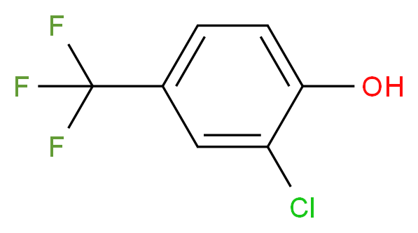 2-Chloro-4-trifluoromethylphenol_分子结构_CAS_35852-58-5)