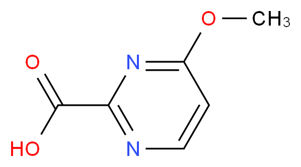 4-Methoxypyrimidine-2-carboxylic acid_分子结构_CAS_1208682-80-7)