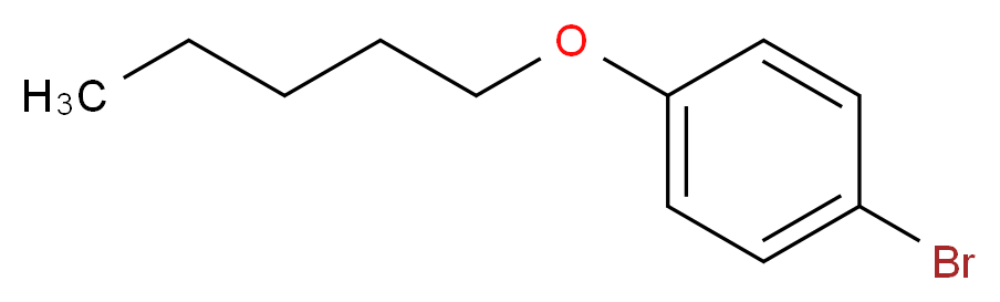 1-bromo-4-(pentyloxy)benzene_分子结构_CAS_30752-18-2