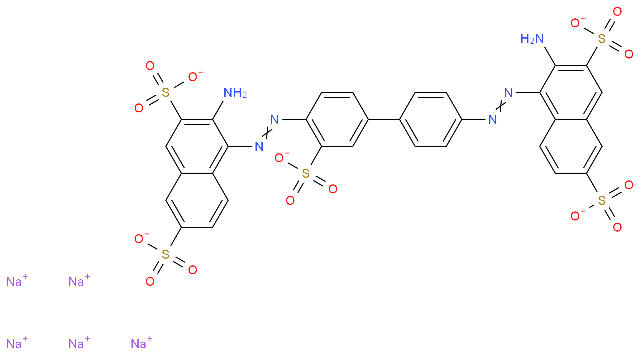 TRYPAN RED_分子结构_CAS_574-64-1)