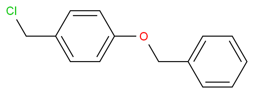 4-Benzyloxybenzyl chloride 97%_分子结构_CAS_836-42-0)