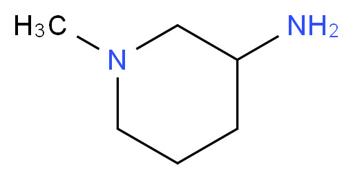 1-Methylpiperidin-3-amine_分子结构_CAS_42389-57-1)