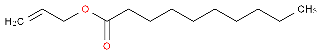 prop-2-en-1-yl decanoate_分子结构_CAS_57856-81-2