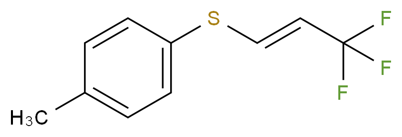 (&szlig;-Trifluoromethyl)vinyl tolyl sulfide 85/15 E/Z_分子结构_CAS_940881-02-7)