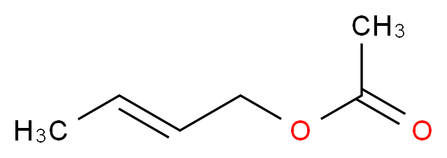 (2E)-but-2-en-1-yl acetate_分子结构_CAS_628-08-0