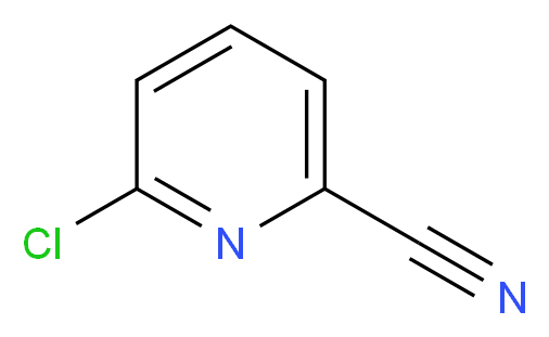 2-Chloro-6-cyanopyridine_分子结构_CAS_33252-29-8)