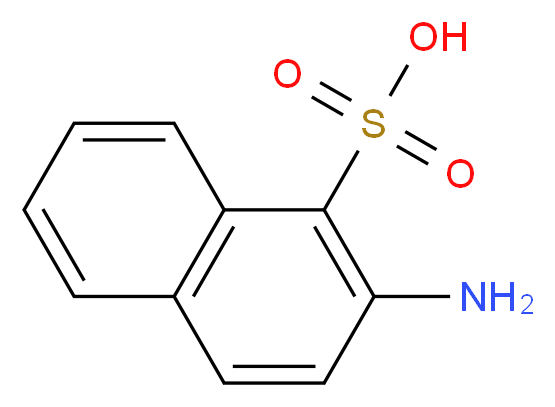 2-aminonaphthalene-1-sulfonic acid_分子结构_CAS_81-16-3