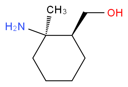 [(1R*,2R)-2-amino-2-methylcyclohexyl]methanol_分子结构_CAS_34199-38-7