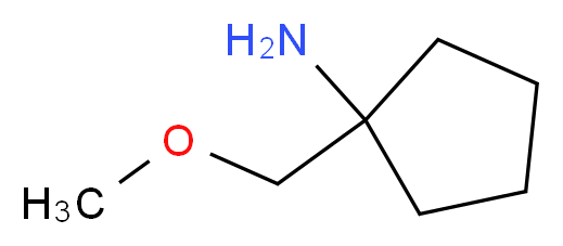 1-(methoxymethyl)cyclopentanamine_分子结构_CAS_676560-74-0)