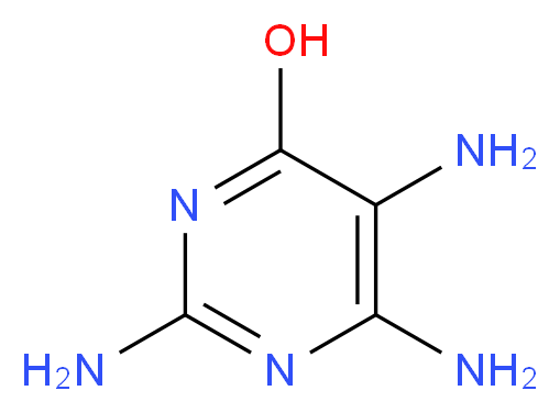 triaminopyrimidin-4-ol_分子结构_CAS_1603-02-7