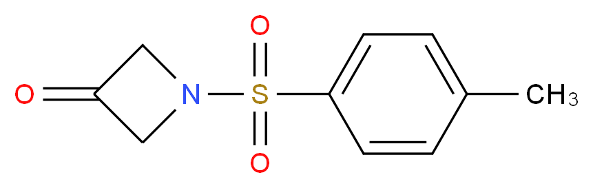 1-(4-methylbenzenesulfonyl)azetidin-3-one_分子结构_CAS_76543-27-6
