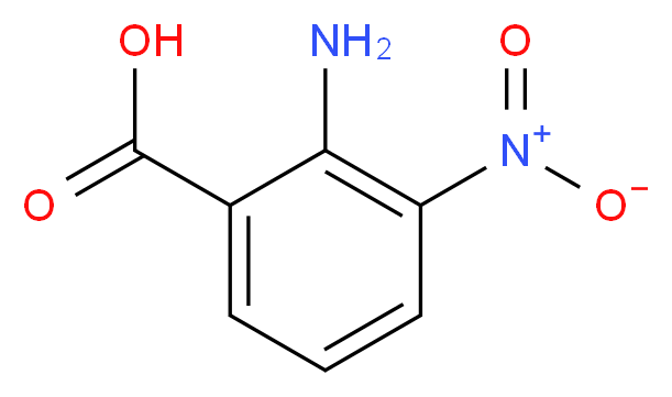 2-Amino-3-nitrobenzoic acid_分子结构_CAS_606-18-8)