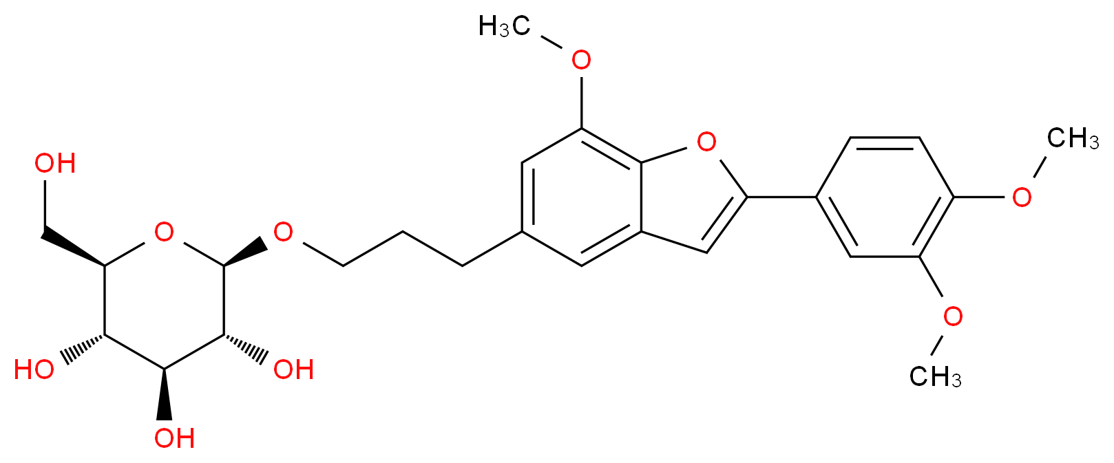 Homo Egonol β-D-Glucoside_分子结构_CAS_325791-19-3)